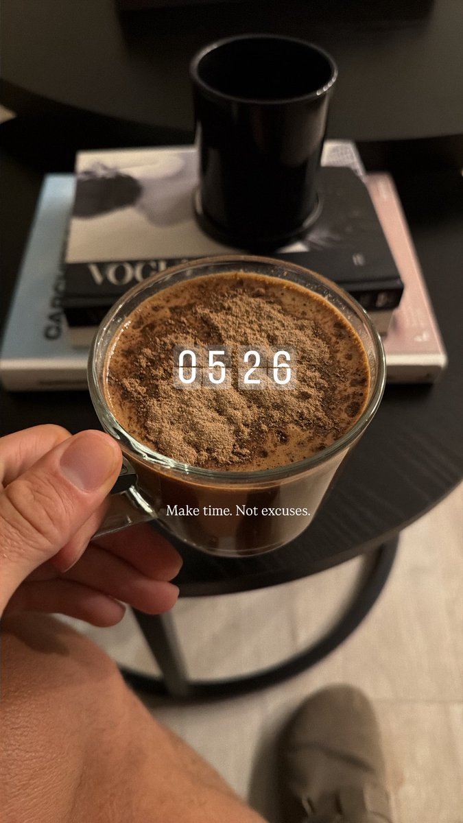 Make time not excuses. 5:30am and it’s go time! LFG 👊💪🏼 JE