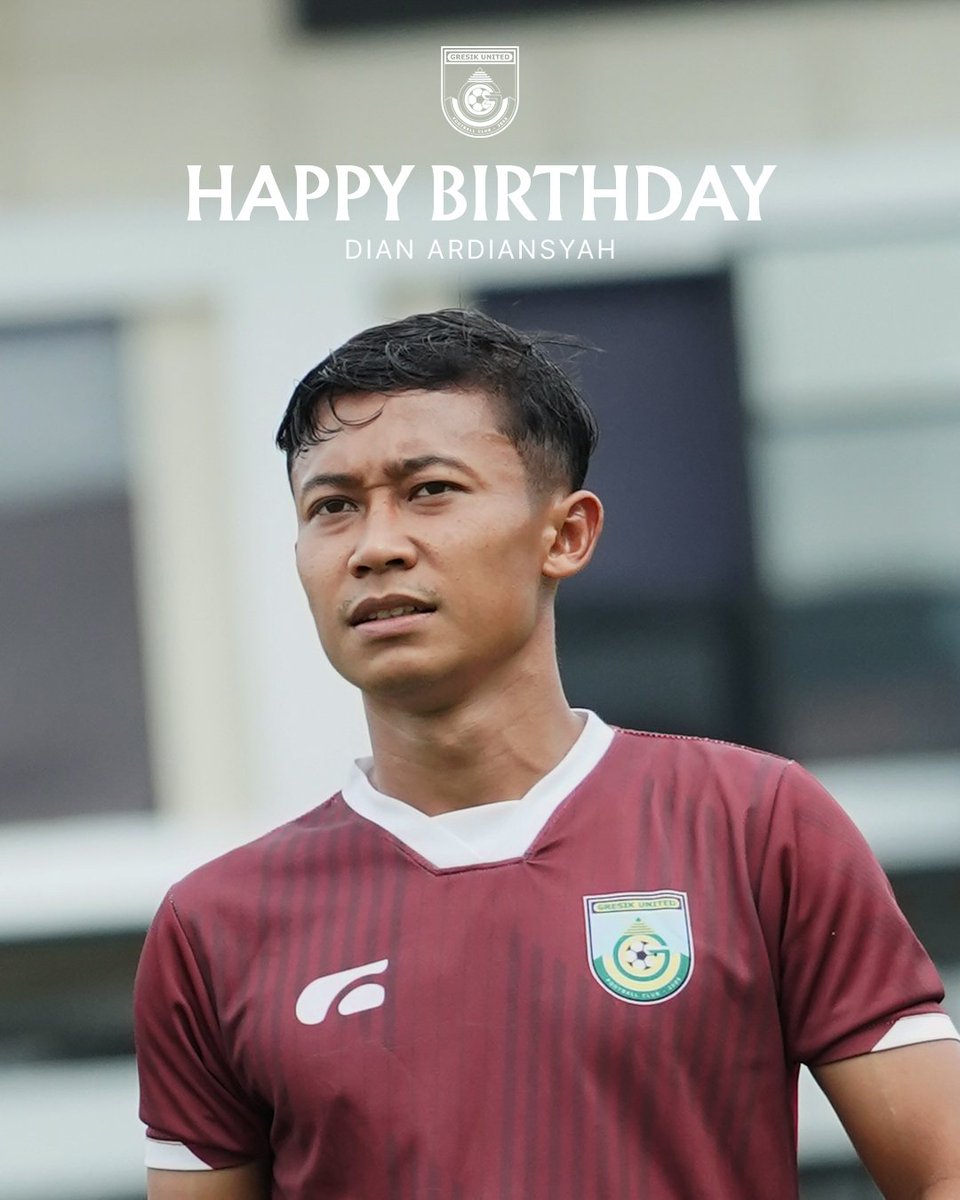 Selamat bertambah usia, Ardy!

Semoga hidup selalu dipenuhi hal-hal baik, dikuatkan dalam setiap proses, dan dimudahkan meraih apa yang dicita-citakan.

#GresikUnited #LaskarJokoSamudro #ST20NGERTOGETHER #ArdyBirthday