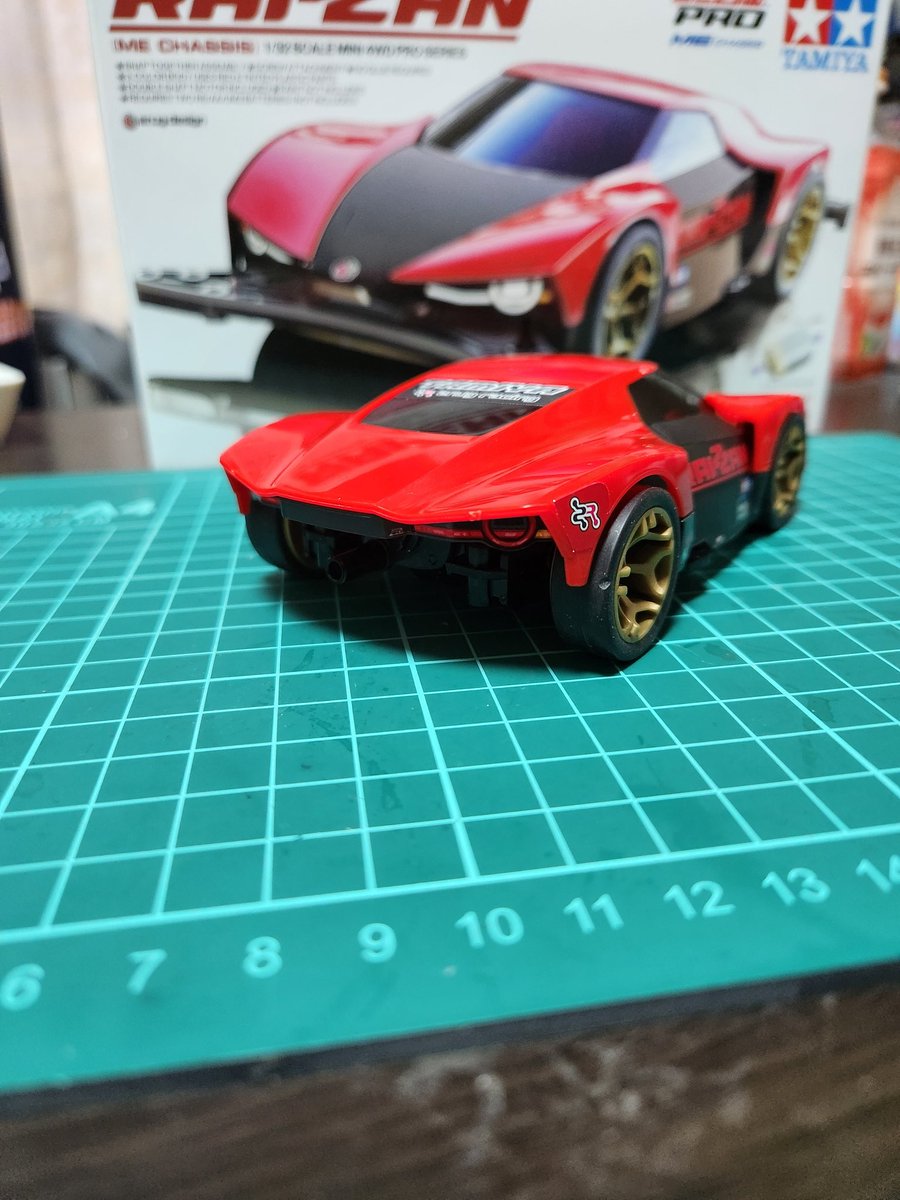 opt_ask's tweet image. 説明書見なくてもMAシャーシ作った事有れば作れました😊✨️
あえてのバンパーレス❗

細かい事言うと長くなるから簡単に「格好良い❗個人的に凄く良いシャーシ✨️」

#タミヤ
#ライザン