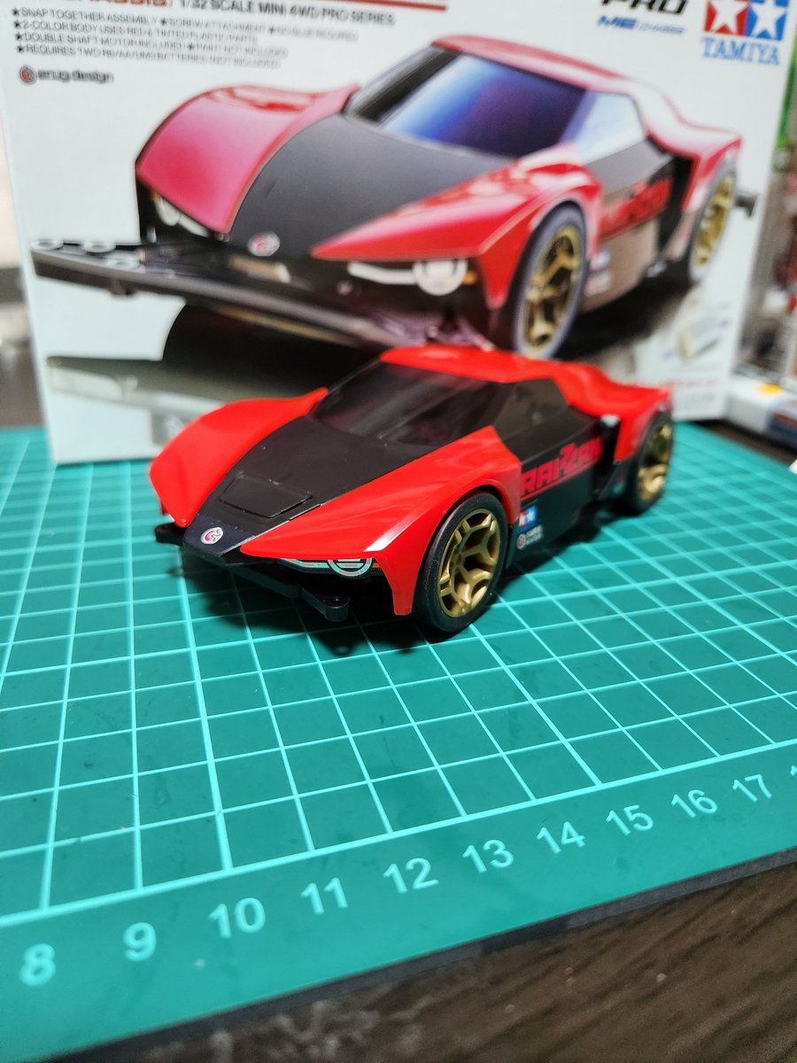 opt_ask's tweet image. 説明書見なくてもMAシャーシ作った事有れば作れました😊✨️
あえてのバンパーレス❗

細かい事言うと長くなるから簡単に「格好良い❗個人的に凄く良いシャーシ✨️」

#タミヤ
#ライザン