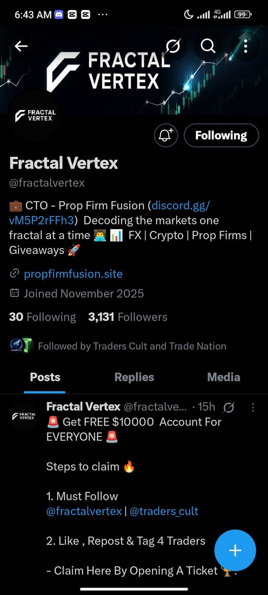 NFervor2128's tweet photo. @fractalvertex @Traders_Cult @ambaposh @Akindamolafx @young_techster @TeDdy3pf 
All done sir 😁 https://t.co/lb3BTlNCj0