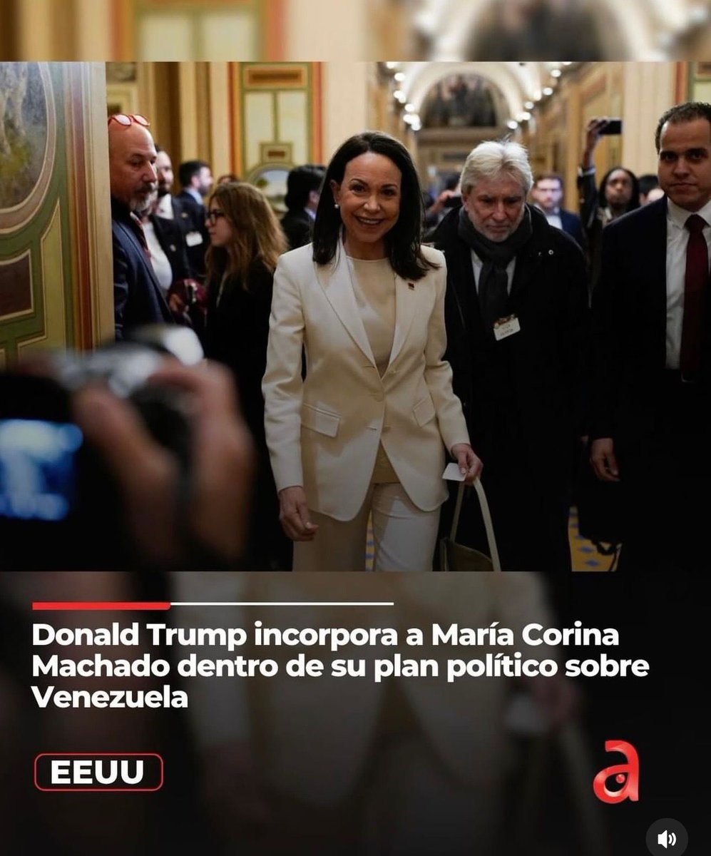 María Corina desde que llegó a Estados Unidos se convirtió en una estratega y operadora política. Se ha reunido con Trump, con el Senado y el Congreso (uniendo a ambas facciones políticas), con empresarios petroleros/ tecnológicos y hoy también con Marcos Rubio. Impresionante.
