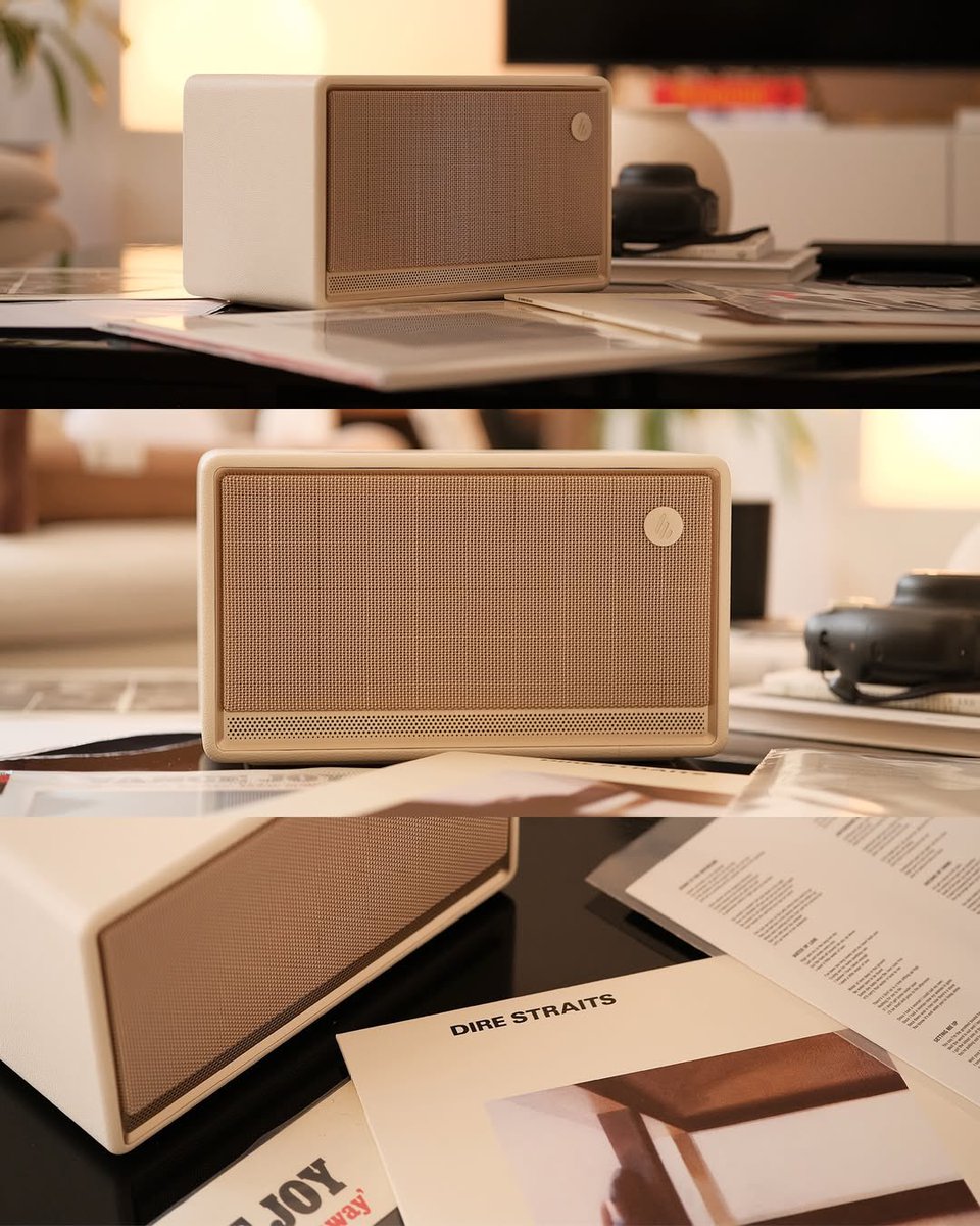 Edifier_Global's tweet photo. Clean design. Immersive sound. Effortless control.

From Hi-Res Audio to AirPlay 2 and Bluetooth 5.4, EDIFIER ES300 blends premium sound into everyday living.

Morning focus or late-night chill — when do you enjoy music the most?

#EDIFIER #ES300 #TabletopSpeaker #AudioSystem #HiRes