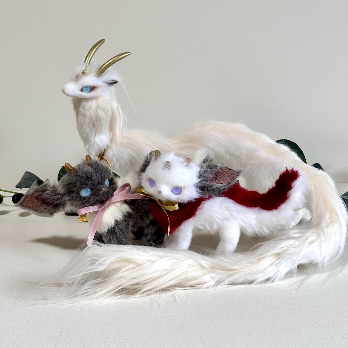 ikka レースのヘビ アートドール ikka レースのヘビ アートドール