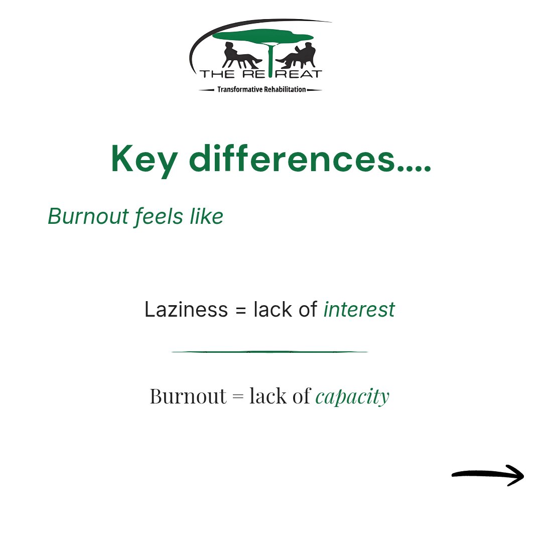 TheRetreatRehab's tweet image. Burnout is not a character flaw.
It’s a nervous system under prolonged stress.

If getting through the day feels hard, it means your body needs support . 

Healing begins when we replace judgment with understanding.

#january #burnoutrecovery #selfcareroutine