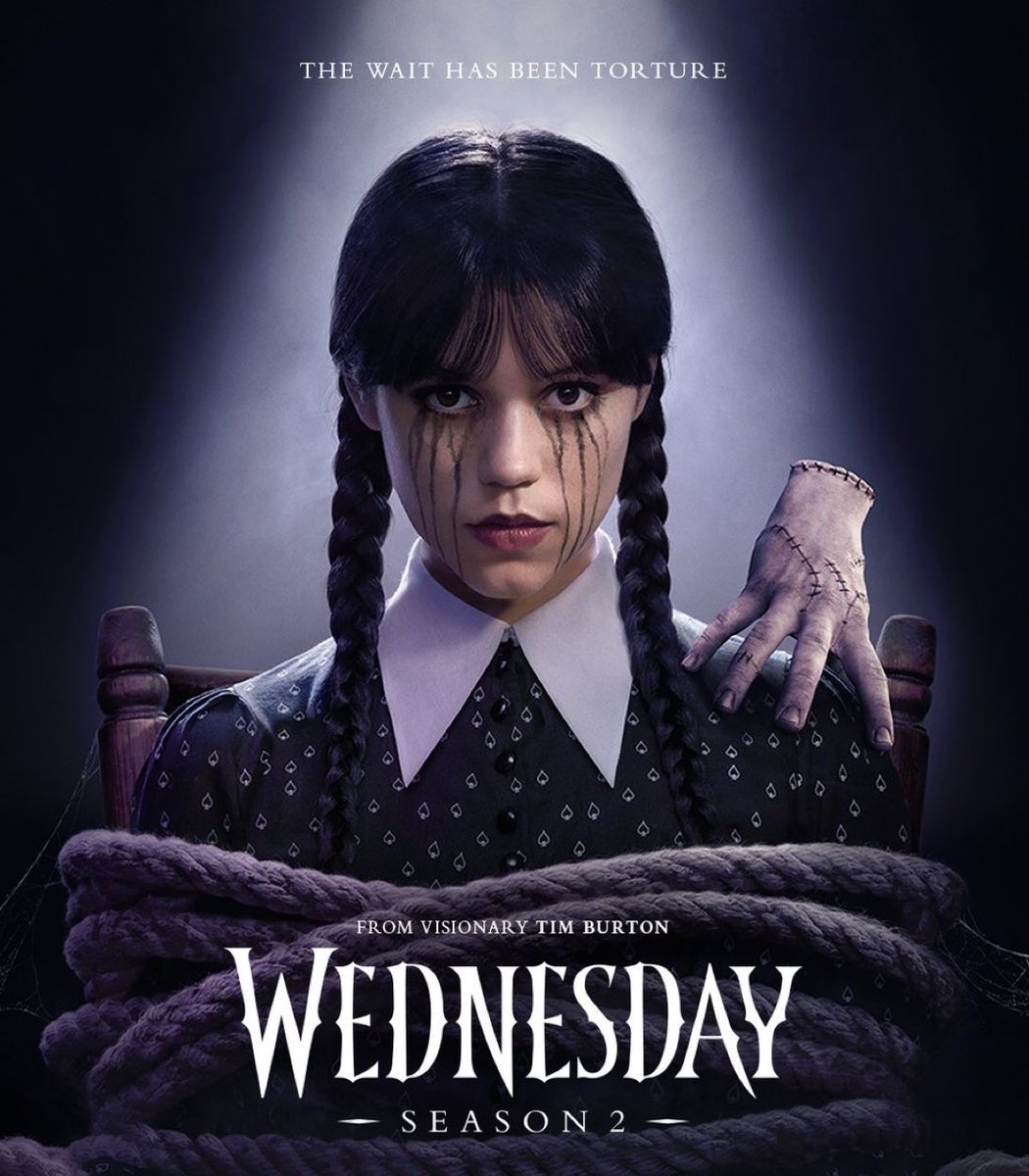 ‘Wednesday’ Season 2 was the most watched show on Netflix in the second half of 2025. (123.9M views)