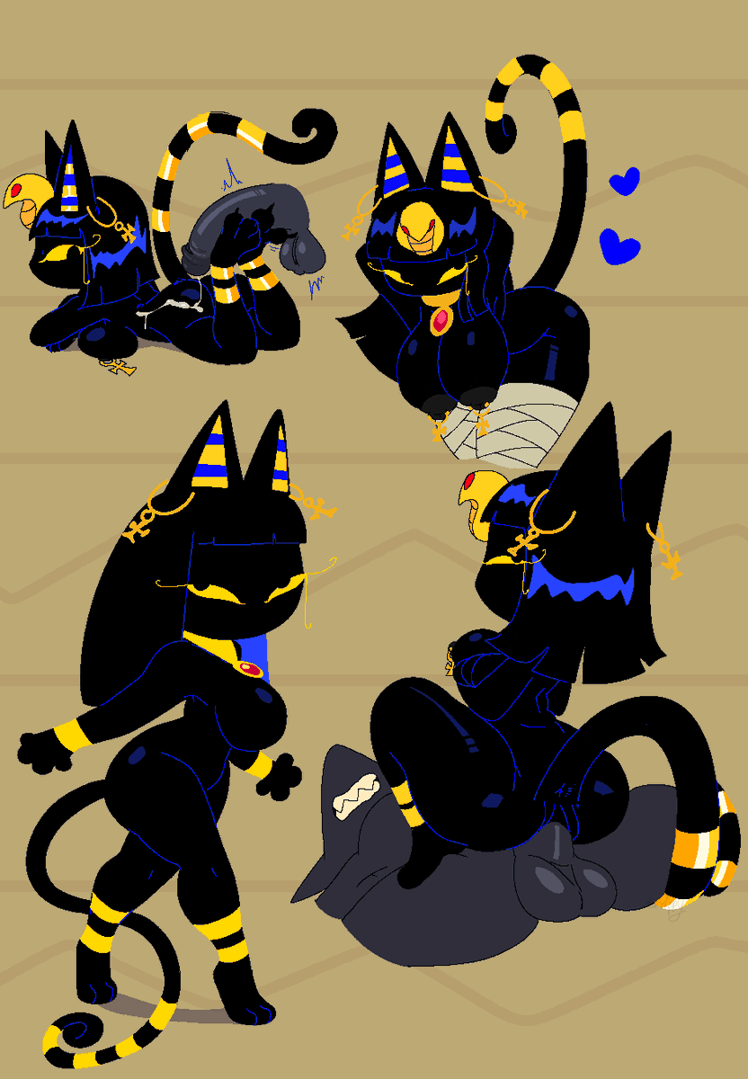 Fun with Nyile (char design doodle page)