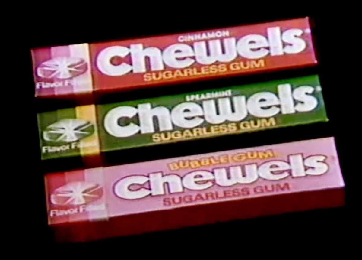 RetroNewsNow's tweet image. Chewels Gum (1982)