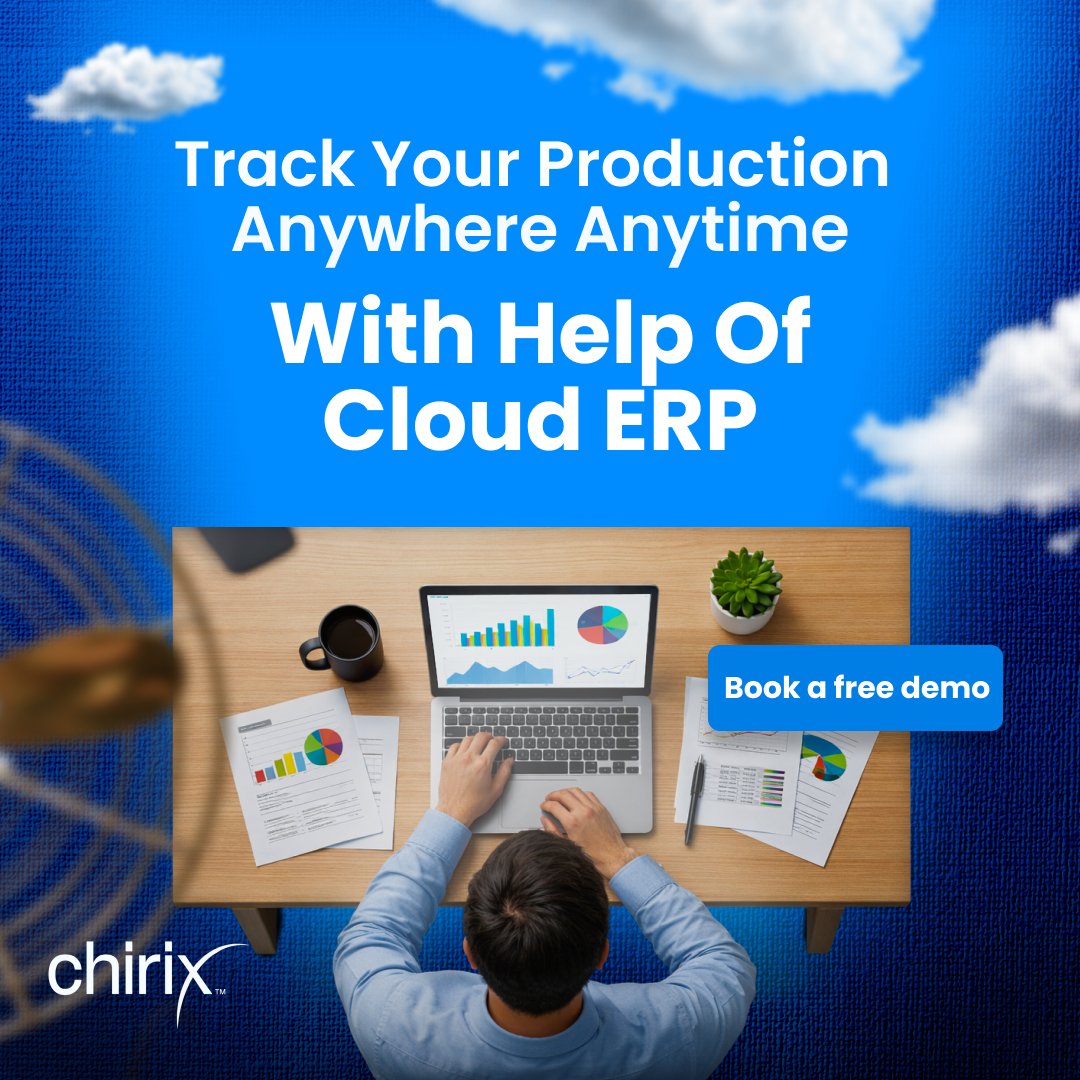jmorigin_ltd's tweet photo. Track your production anywhere, anytime with Chirix Cloud ERP ☁️📊
👉 Book a free demo today and experience the power of Cloud ERP.

📞 +91 9786533814 | 📧 sales@jm-origin.com | 🌐 https://t.co/Od7S8jyE2j

#chirixerp #clouderp #productiontracking #manufacturingerp https://t.co/yCWvMHfInt