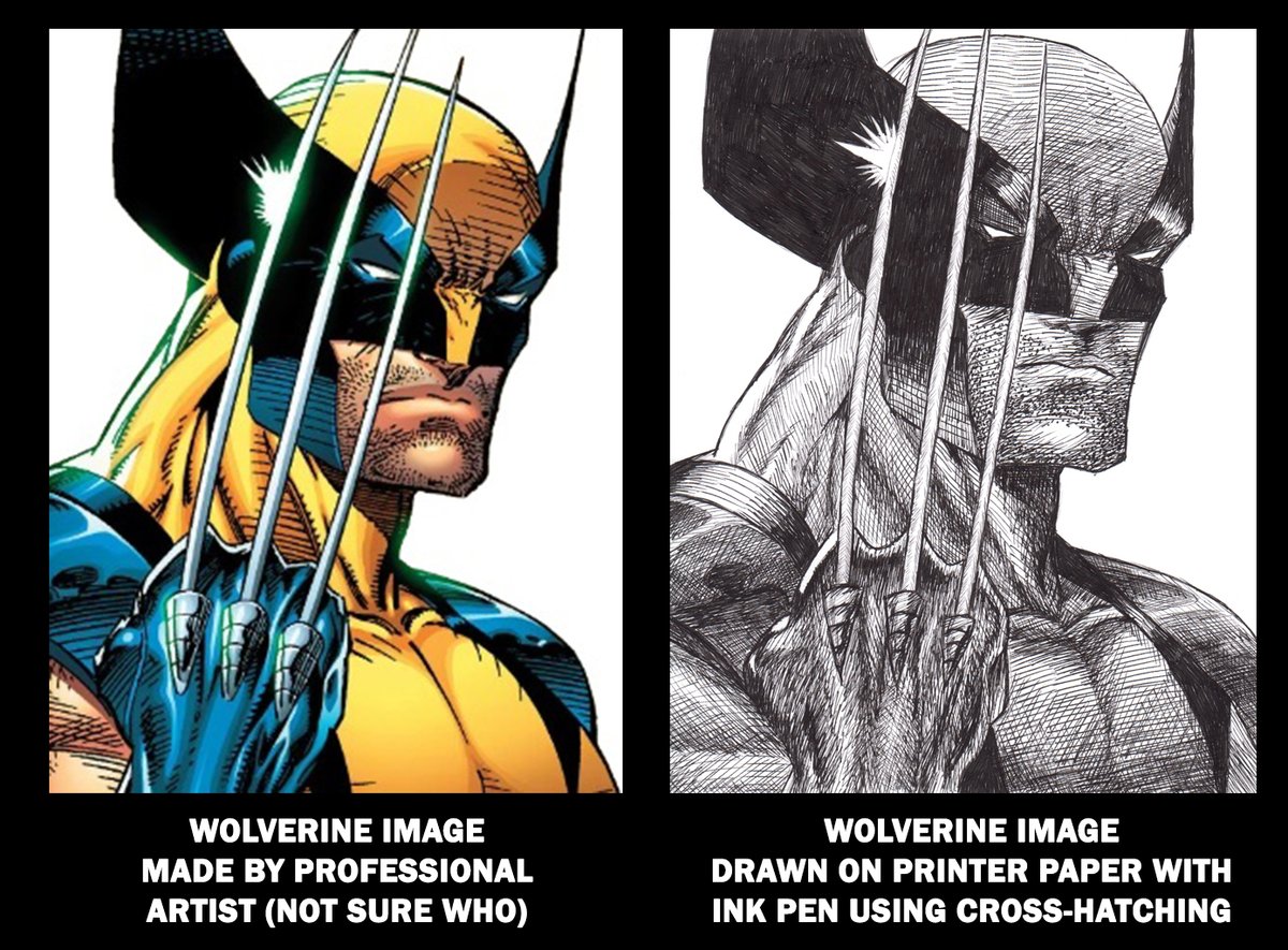 BillComics's tweet photo. While I finish up work on episode 004 of BILL: Toshloquerde I thought I  would post an old bit of fan art I made years ago.  Using the source  image displayed on my phone I drew this picture on a normal piece of  paper with a cheap-o pen.

#wolverine #fanart #art https://t.co/G9ivu1cGHf