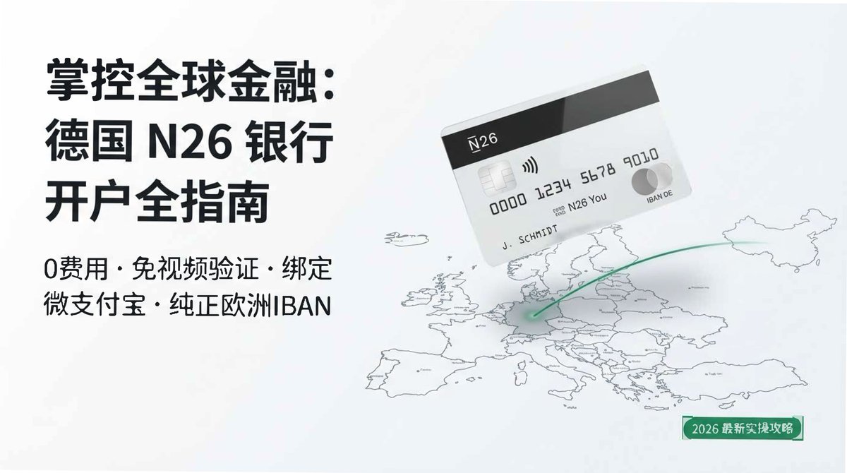 EvanWritesX's tweet image. 实操教程｜零门槛开启全球支付：德国 N26 银行开户全攻略

N26 实测报告：不仅是支付工具，更是资金流转的枢纽

消费体验：上周下卡后，直接绑定了微信、支付宝和 Apple Pay。实测覆盖了便利店、停车场、星巴克等场景，支付零阻碍，体验极度舒适。配合 Wise 无损入金，日常使用成本极低。…