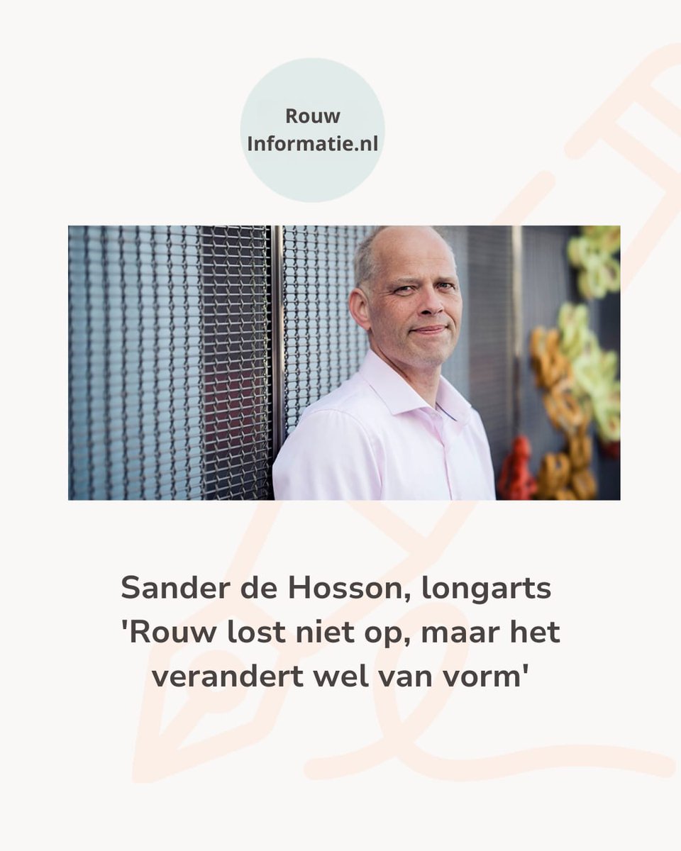 'Rouw wordt vaak beschreven als iets wat moet slijten, zakken, een plek moet krijgen, oplossen zelfs. Maar wie rouwt, weet dat dit niet klopt.'

Column over paradoxen van rouw: 👇 

rouwinformatie.nl/rouw-lost-niet…