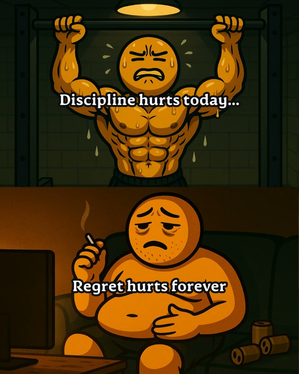 Broooooooo, discipline is the only way out.