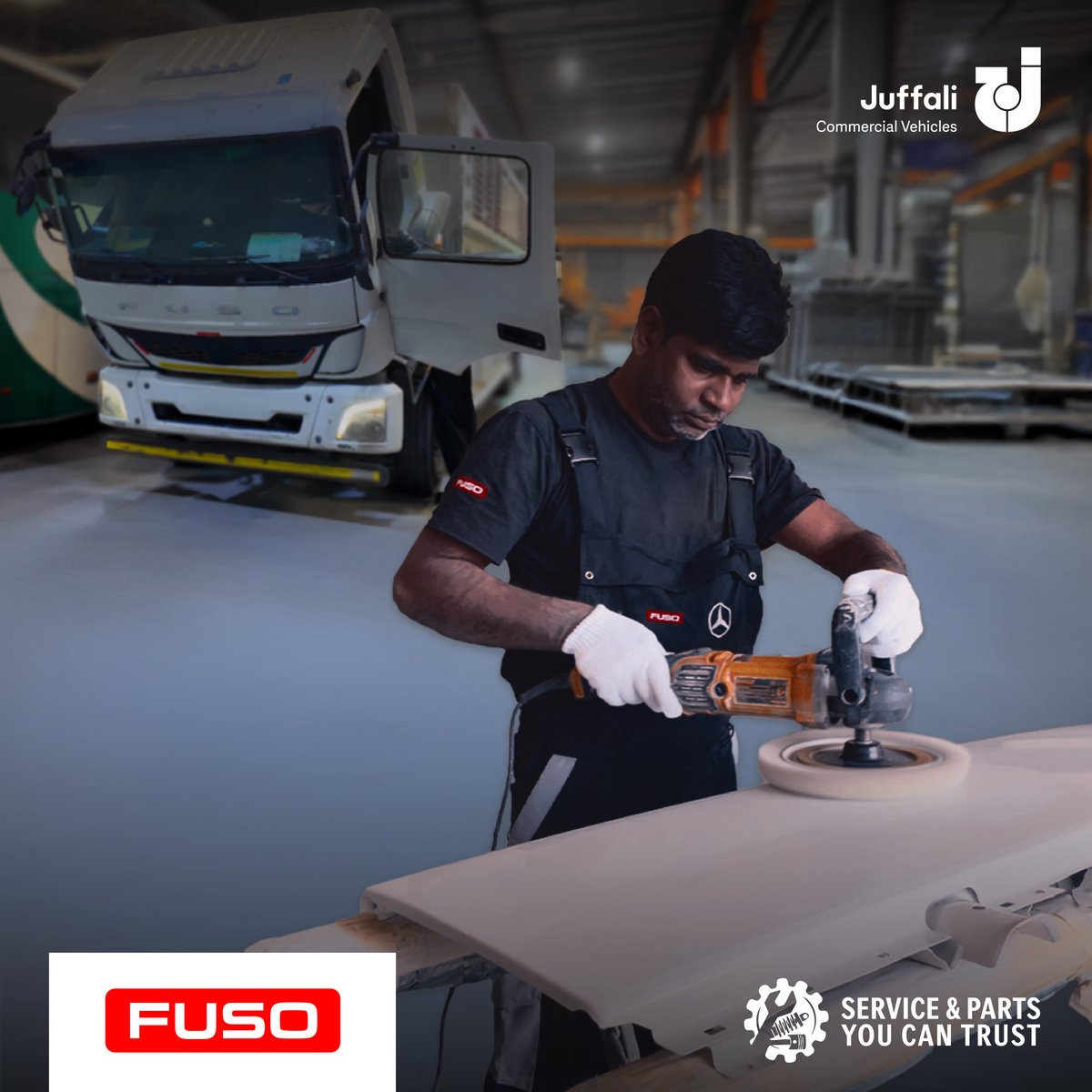 FusoSaudi's tweet image. مع #فوزو … صيانة تثق بها وأداء يدوم معك على الطريق 🔧🚚
With #Fuso … Reliable service that keeps you moving forward 🔧🚚
