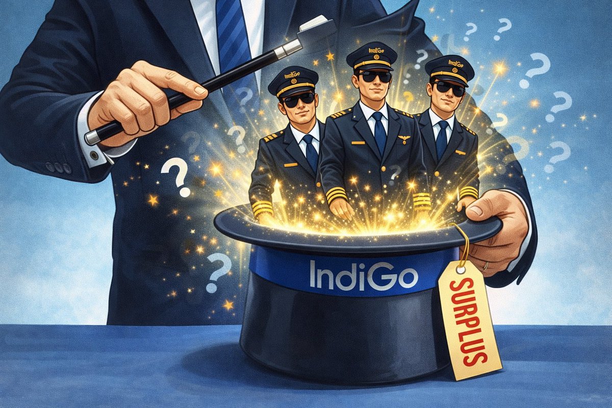 flyingamit's tweet photo. 🎩 The Great Pilot Magic Trick ✨

Just comparing numbers. Nothing else.

December 2025 (Airbus pilots) with
January 2026:
• That’s +43 captains and +87 first officers in ONE month.

No upgrade cycle fits this timeline.
No training pipeline runs this fast.

Yet — abracadabra — the numbers appear.

What’s more curious?
Not a whisper from ardent critics.
Not a murmur from “anti-government” media.
No questions. No scrutiny.

Pilots don’t materialise by magic.
Silence doesn’t either.

Something here is… strange.

#TheGreatPilotMagicTrick #AviationSafety #IndiGo #NumbersDontLie #RegulatorySilence @MoCA_GoI @DGCAIndia
