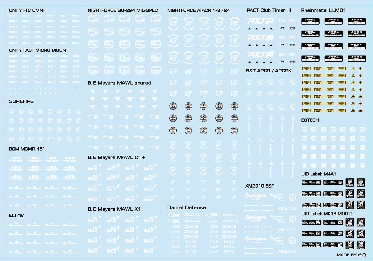 12装備 decal update