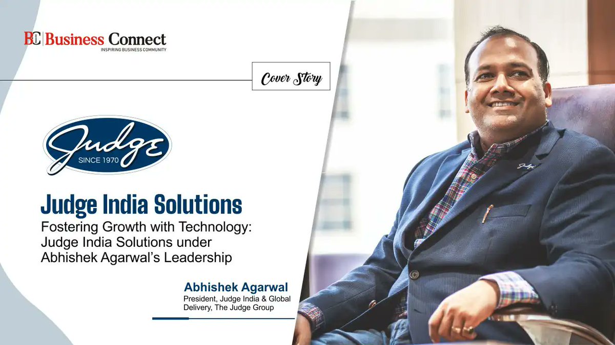 BusinessConne16's tweet image. Judge India Solutions Pvt. Ltd., under Abhishek Agarwal’s leadership, drives growth through innovative technology solutions in AI, cloud, SAP, ServiceNow, and e‑governance for global clients.

Read More:
businessconnectindia.in/judge-india-so…

 #aiandml #sapconsulting #innovationintech