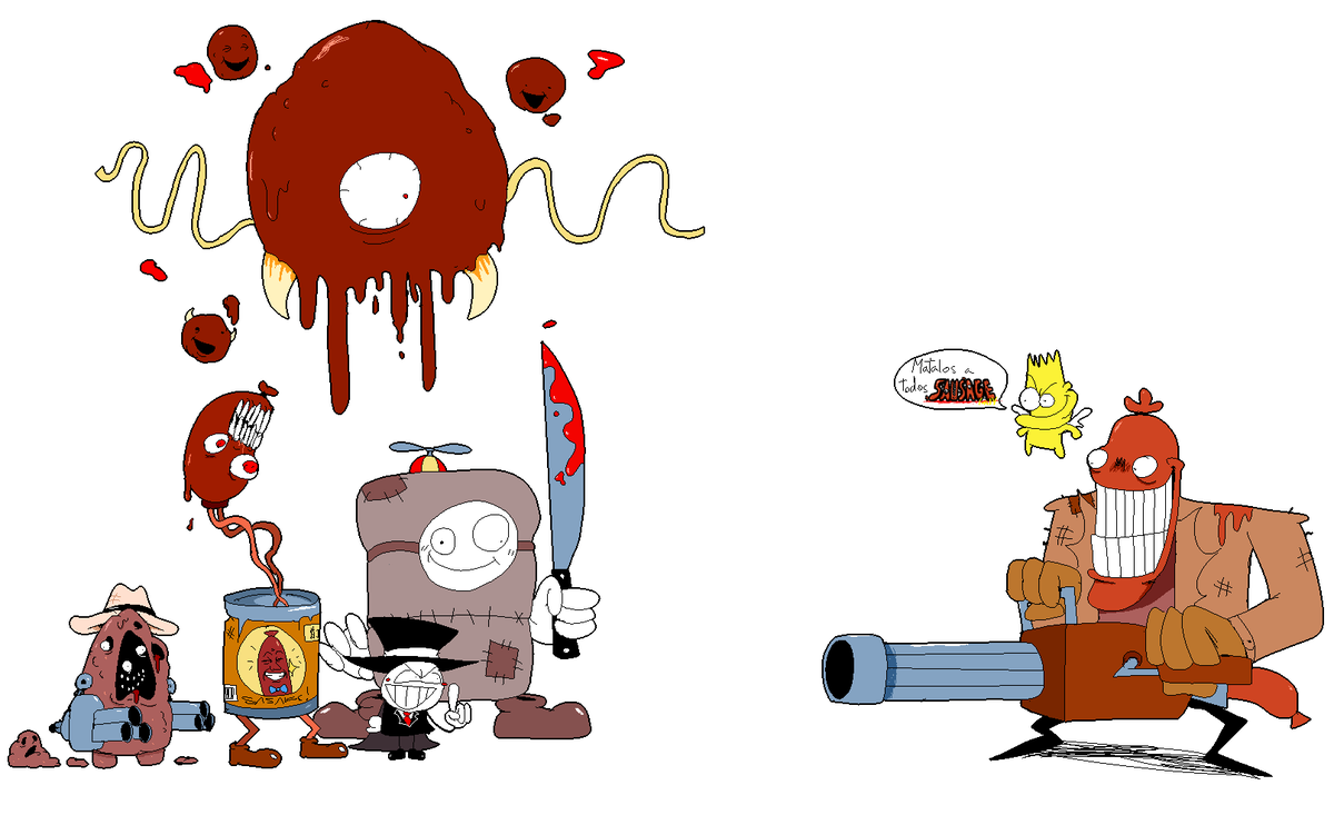 Sausage guy! vs the spawns of Hell
#pizzatower #oc