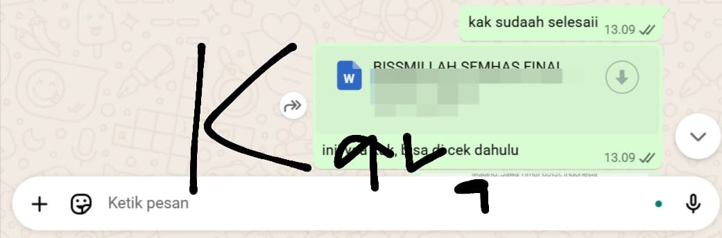 kava . wa fsr, joki rapihin word & ppt sempro tweet media