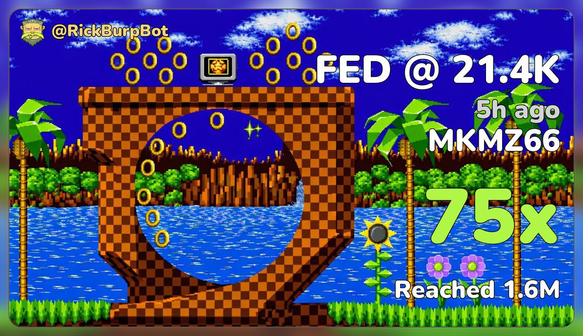 HopiumArcade's tweet image. Update on $FED

75x at the top now for this one

Don’t fade Hopium Arcade 

132STreShuLRNgkyF1QECv37yP9Cdp8JBAgnKBgKafed