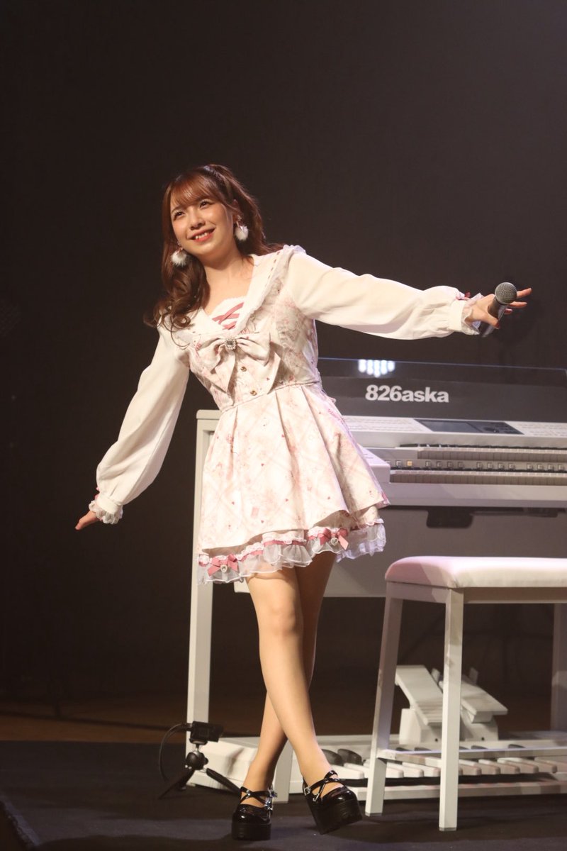 可愛いaskaちゃん写真をアップ♪ 🥰 多摩ライブ♪1st stage♪ #826aska