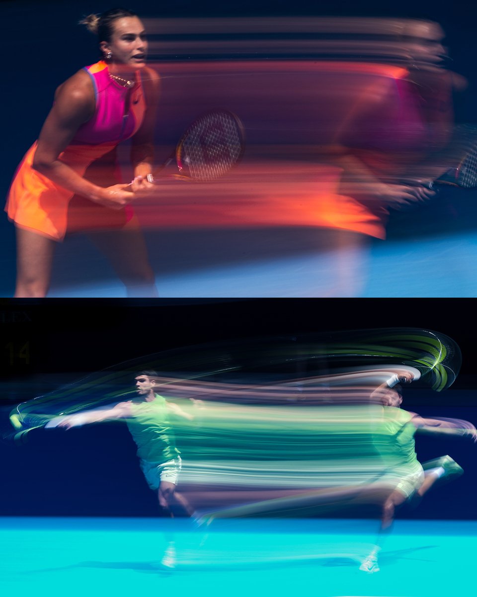 World No. 1's in motion 📸 

#AO26