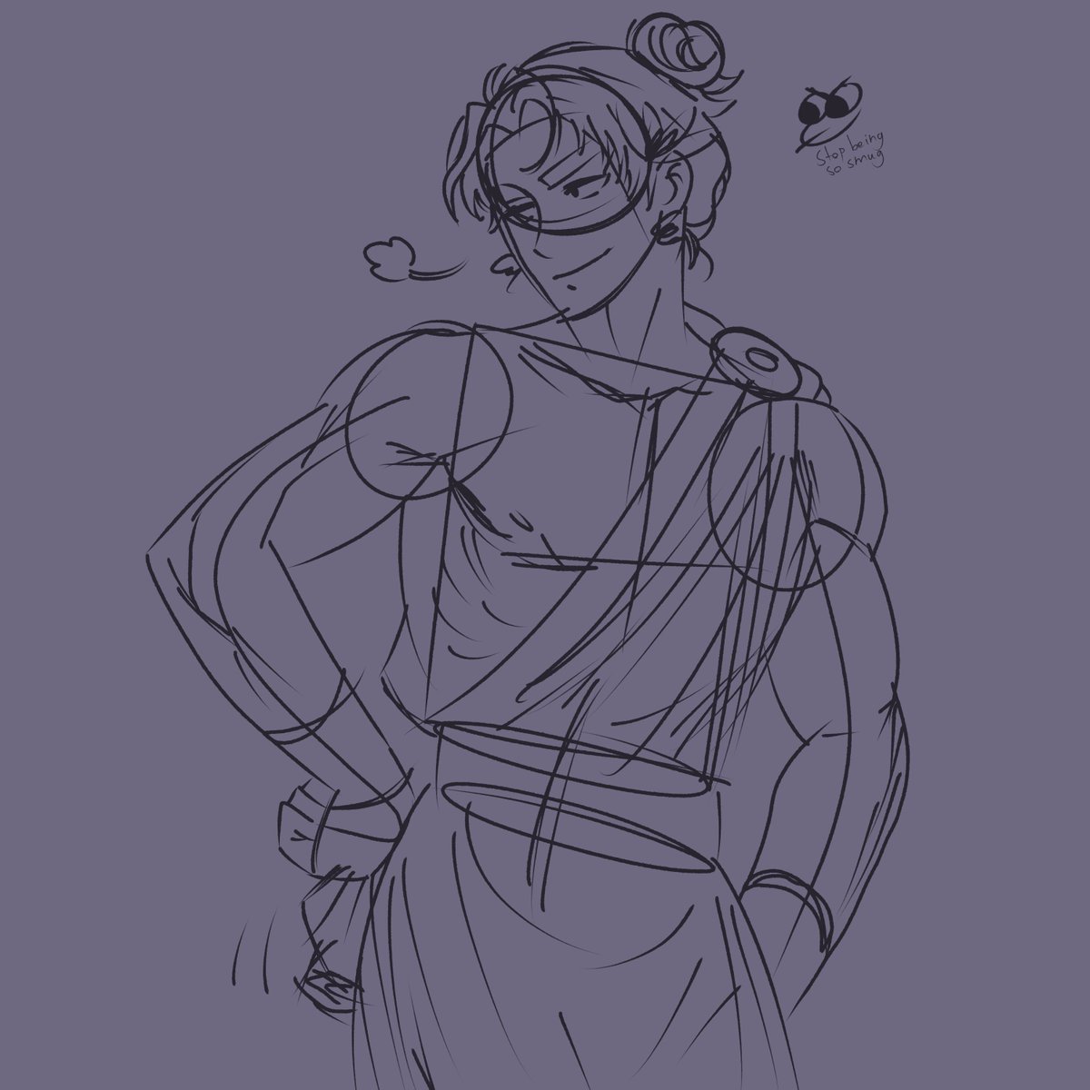 SarahphinaSP's tweet image. I don’t believe in the “sweet, innocent” Crocus agenda. If Hermes liked him, he had a tad bit of sass.

#crocus #sketch #GreekMythology #art #fanart