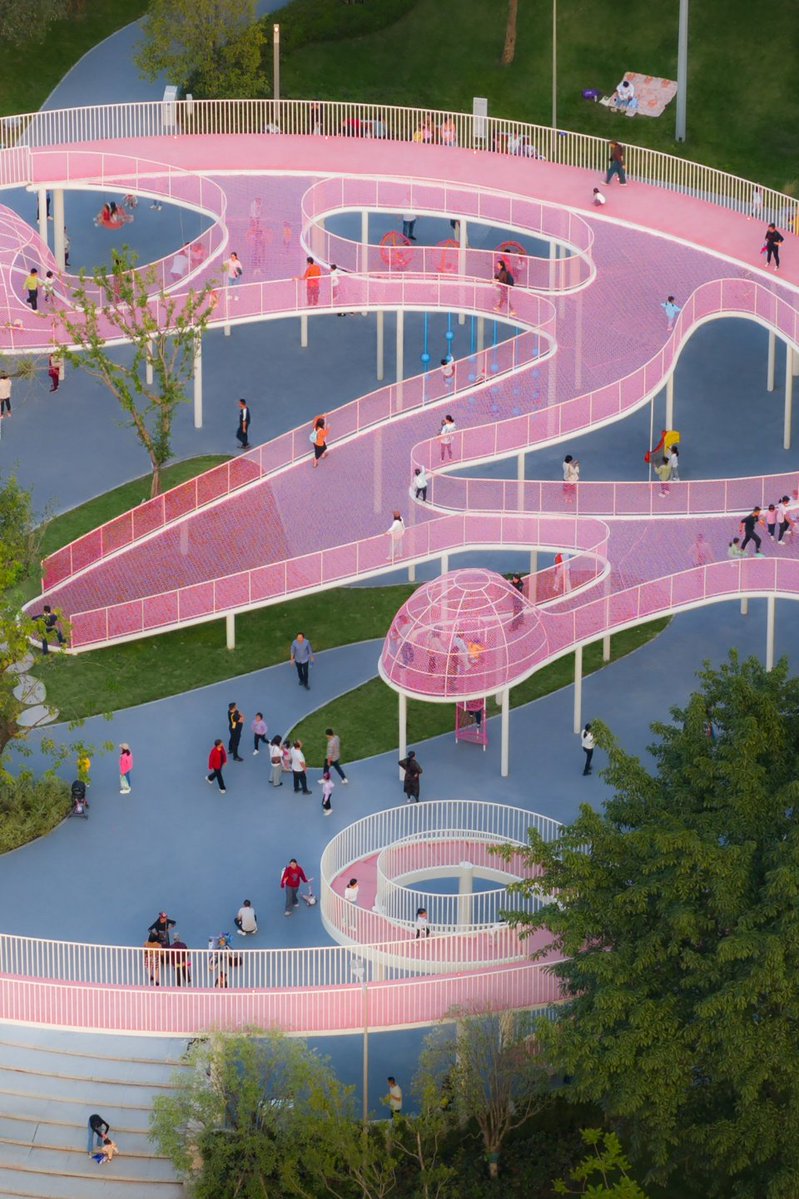 4AAAAart's tweet image. Chongqing Longtang Lake Park by WTD GROUP