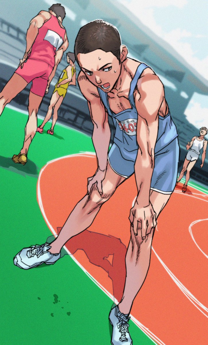 珍しい男の子指定でのSkebご依頼でした😆陸上部男子 