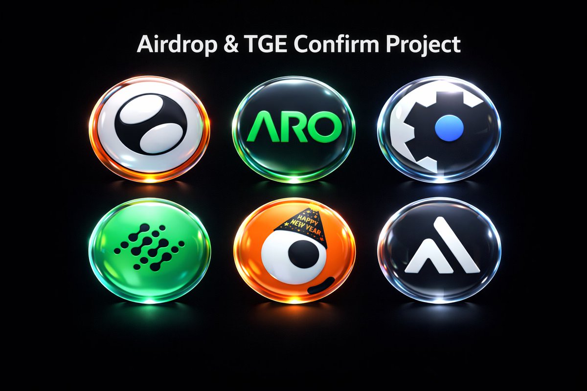 🚨 Airdrop &amp; TGE Confirmed | Quarter 2 2026 🪂

6 Top-Tier Node Run Projects are officially confirmed for TGE &amp; Airdrop Distribution in Q2 ✅

💡 All these projects have raised millions of dollars in funding and have clearly mentioned TGE + Airdrop in their official roadmaps.

📌