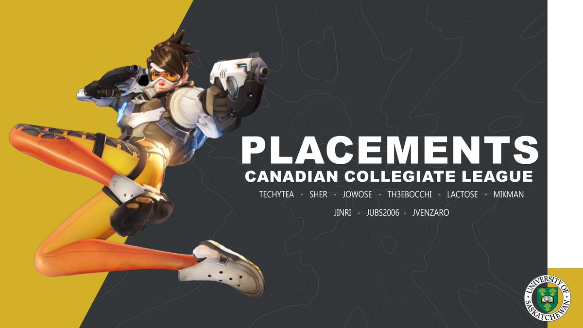The <a href="/Esports_CCL/">Canadian Collegiate League</a> season kicks off tonight with placement matches and the <a href="/USaskEsports/">USask Esports</a> squad is ready to dominate! 

@techytea <a href="/SHER_0_0/">SHER</a> <a href="/OW2Jose/">flying gorilla</a> <a href="/th3ebocchi/">(A.J.) th3ebocchi 🇨🇦</a> <a href="/lactose__/">Lavinnia⚖️🐋</a> <a href="/Mikman__/">Mikman</a> <a href="/pwekito/">kiara 🧃</a> @jubs20061016 <a href="/jvenzaro/">Sayvaho</a>