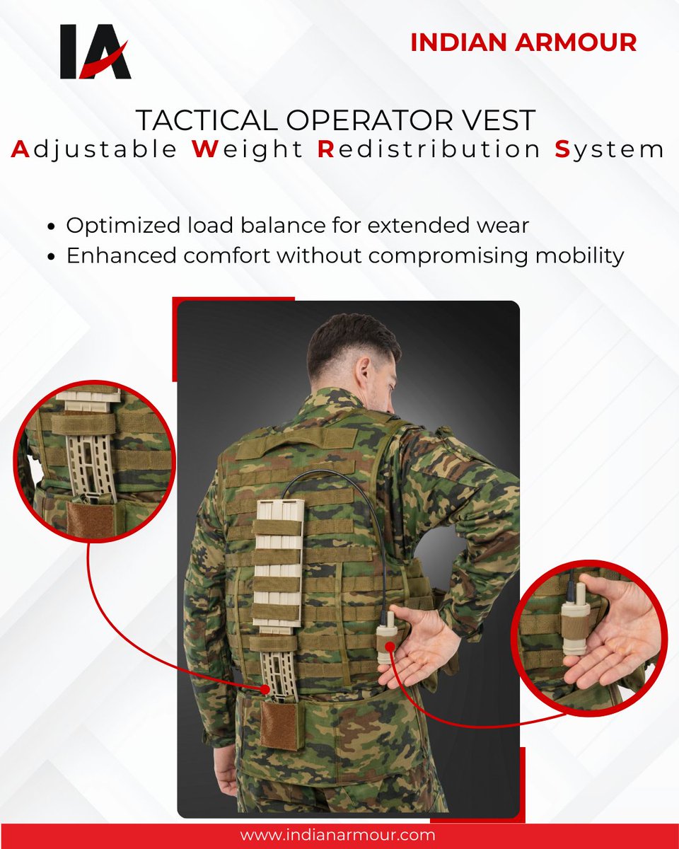 armour_indian's tweet image. Indian Armour Tactical Operator Vest with Adjustable Weight Redistribution System delivers unmatched comfort, balance, and mobility in the toughest environments.
Click to visit: indianarmour.com/product/advanc…
.
.
#indianarmour #tacticalvest #ballisticvest #militaryequipment #defensegear