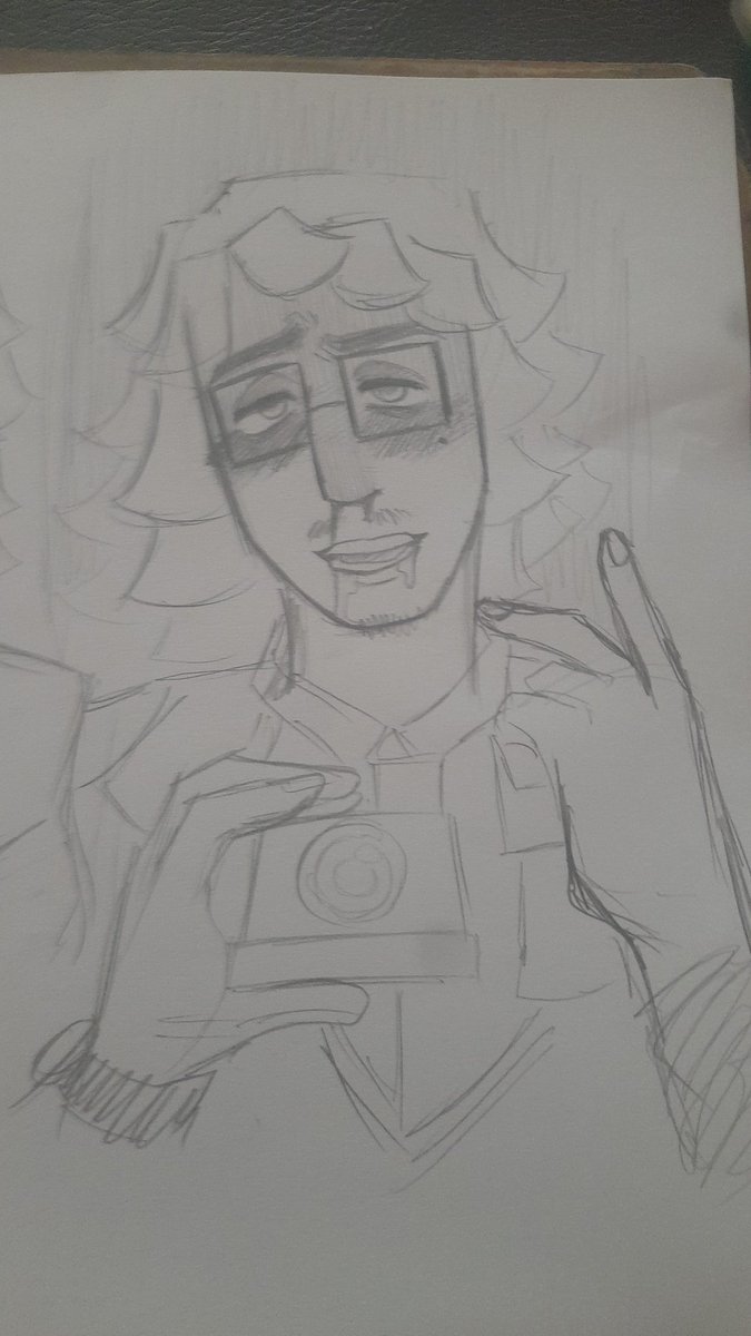 Not Hector, but this is my OC Sticky Note. Yes, that is his name, and he's very shy #artwork #oc #shy