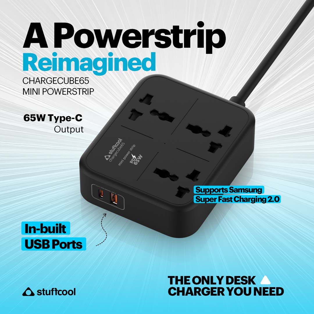 ashokpandian's tweet image. Stuffcool Launches ChargeCube 65W!! #stuffcool