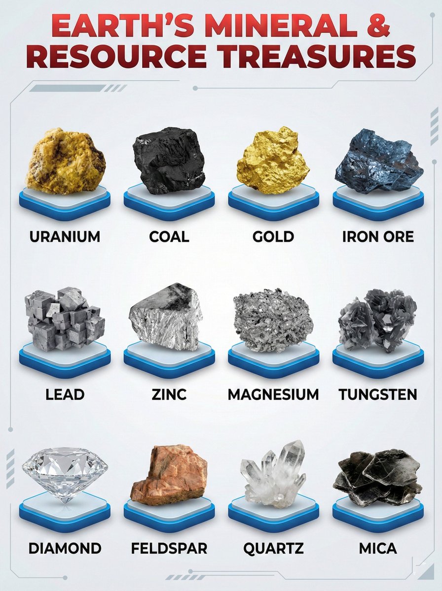 Earth's mineral &amp; resources