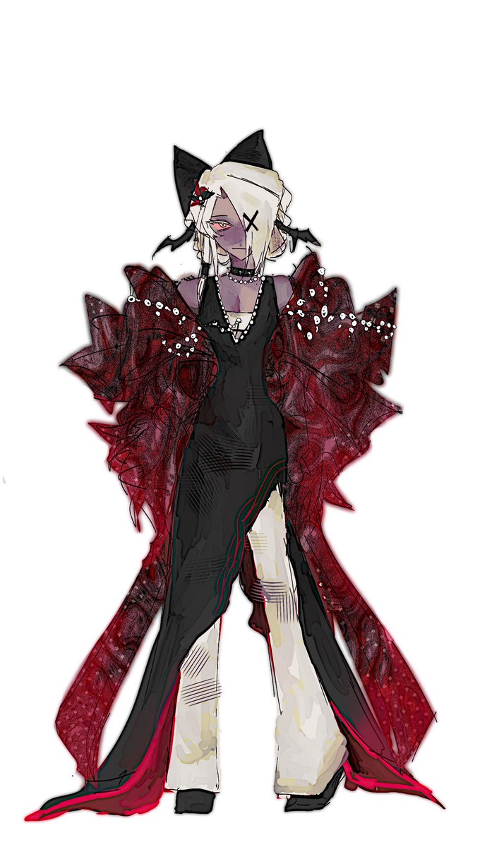 9pqac's tweet image. #chaggie #HazbinHotel  画完我竟生出一丝想制作衣服的念头