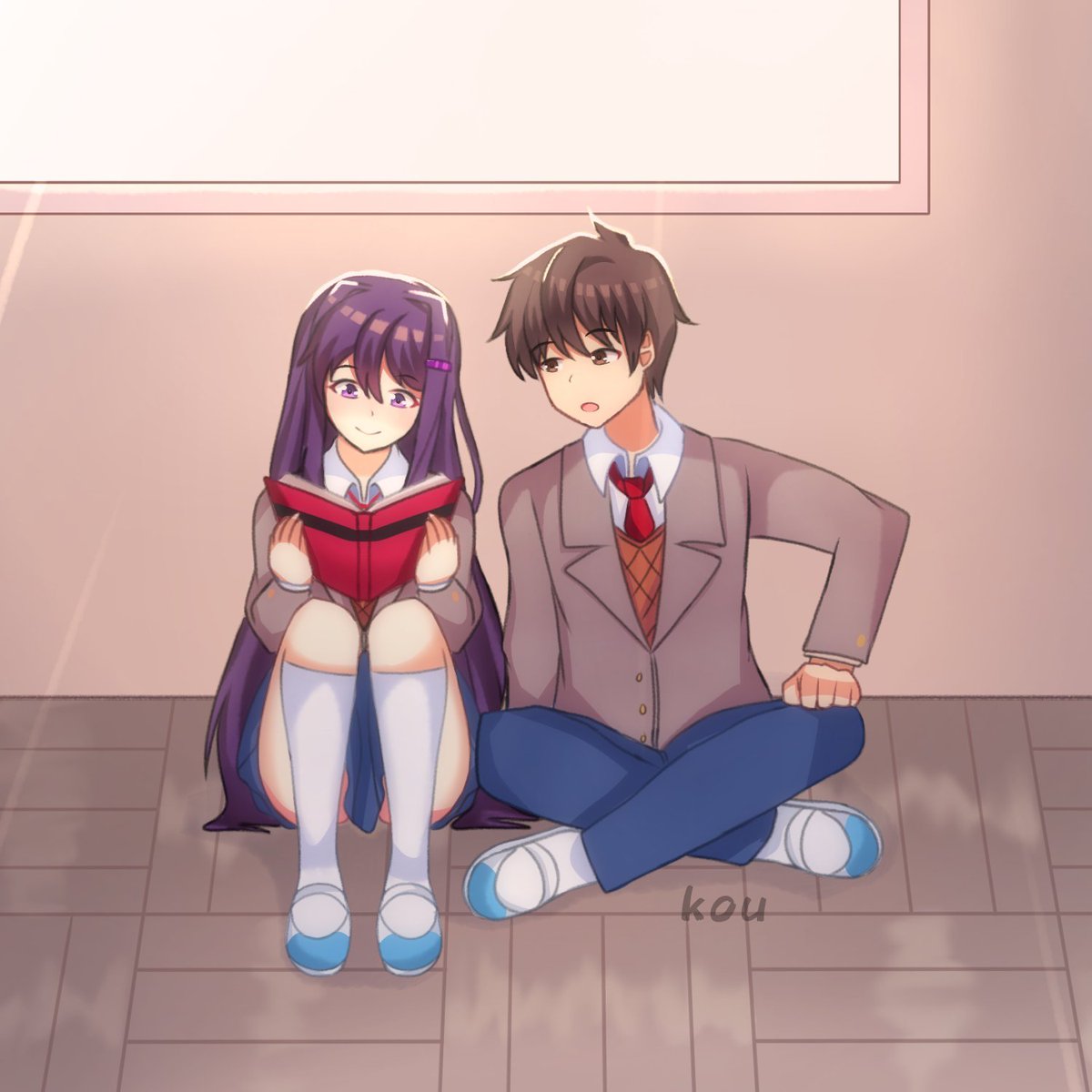 Day 41 of Yuri & MC! Almost at 500 followers now. Thank you so