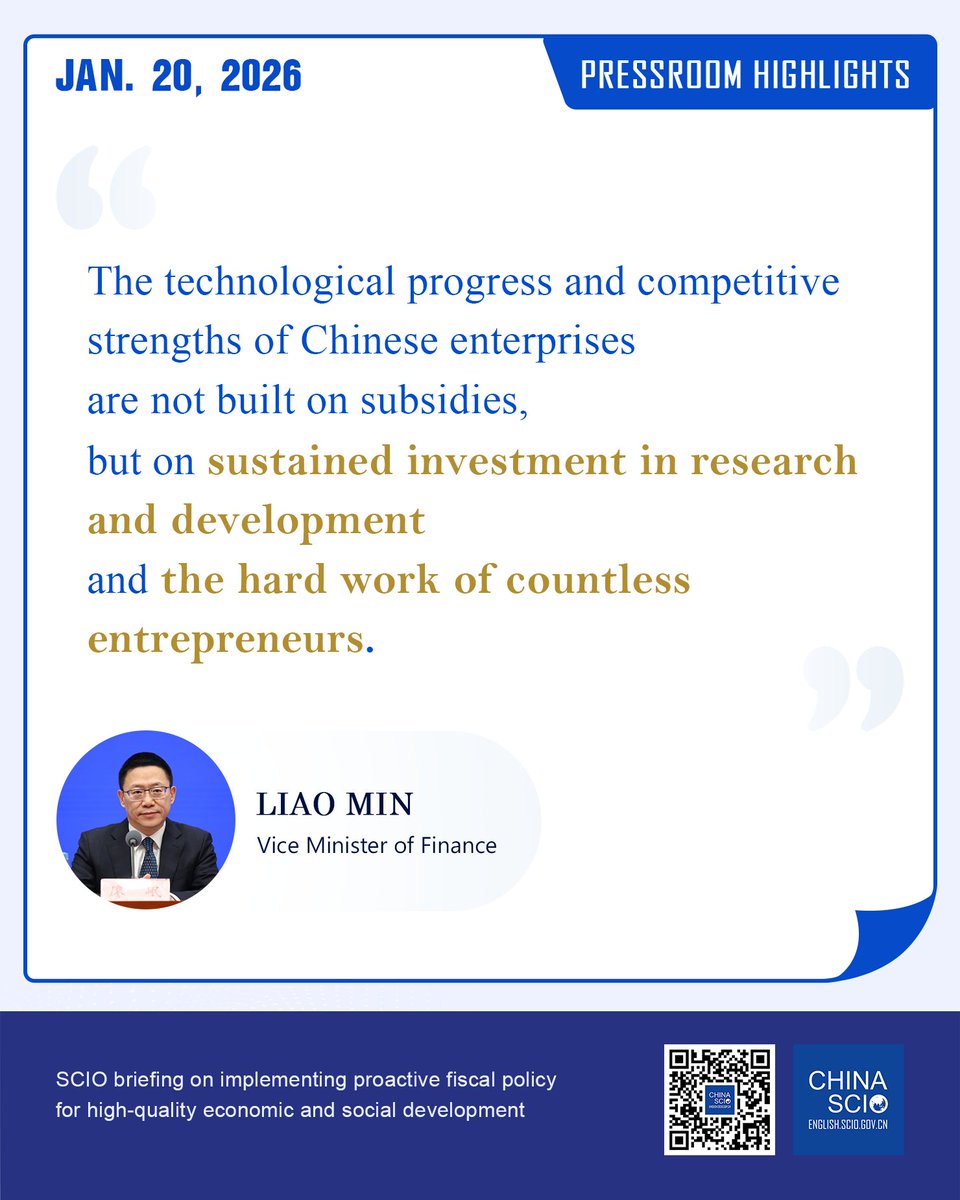 chinascio's tweet image. China has submitted 8 central government-level and 6 local government-level notifications on #subsidy policies to the WTO since 2001. 

The scale of its #fiscal subsidies is far lower than estimates by some international institutions. 
#PressroomHighlights