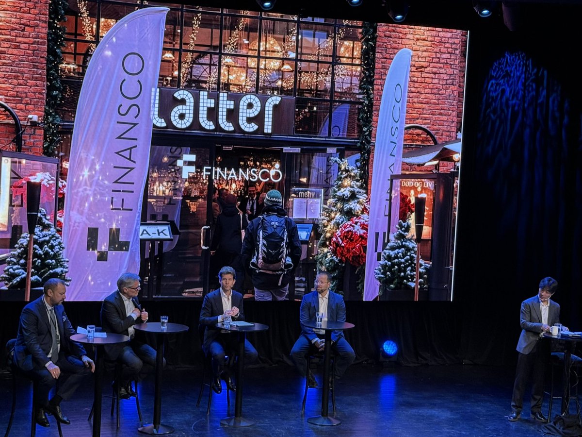 ahahansen's tweet image. Finanscodagen 2026 på Aker Brygge, med debatt om det totale skattetrykket på bedrifter som MÅ NED!