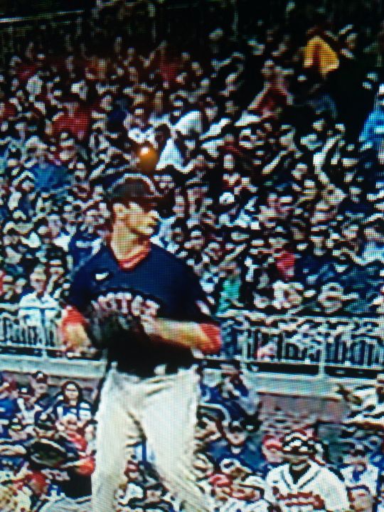 Art of the Day! "The Boston Pitcher". Buy at: ArtPal.com/Brenniewebb?i=…