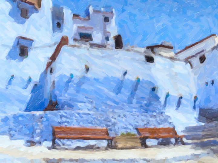 Art of the Day! "Chefchaouen". Buy at: ArtPal.com/pierivb?i=1082…