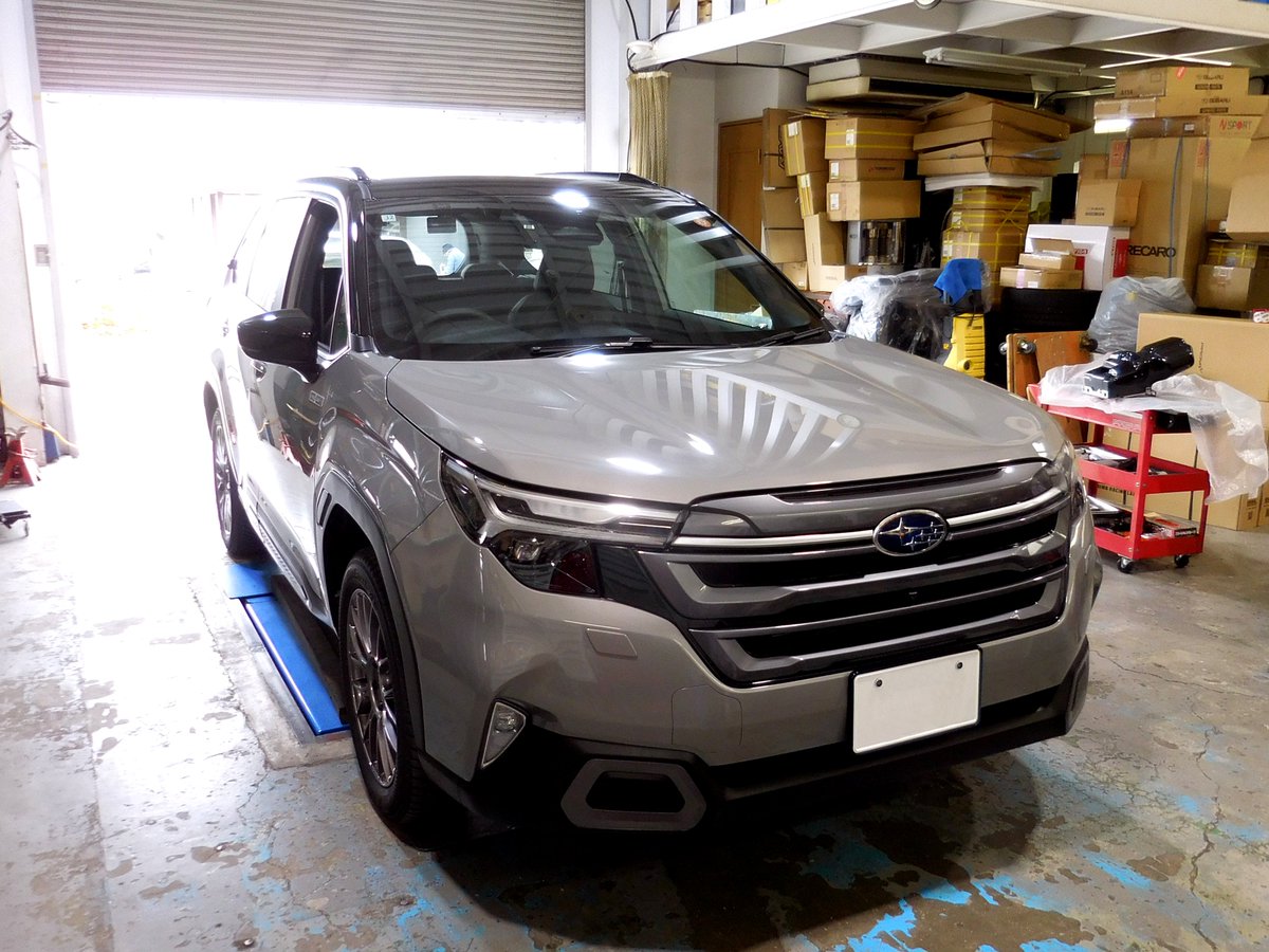 ProvaYokohama's tweet photo. SLG #FORESTER #SHEV #ハイブリッド #クロスメンバカラー #STI #マフラー 等々、お取付でのご入庫です。#アライメント 調整でまっすぐも。ありがとうございました! #スバル #prova #リジカラ #spoon #alignment https://t.co/aThVoRmo3F