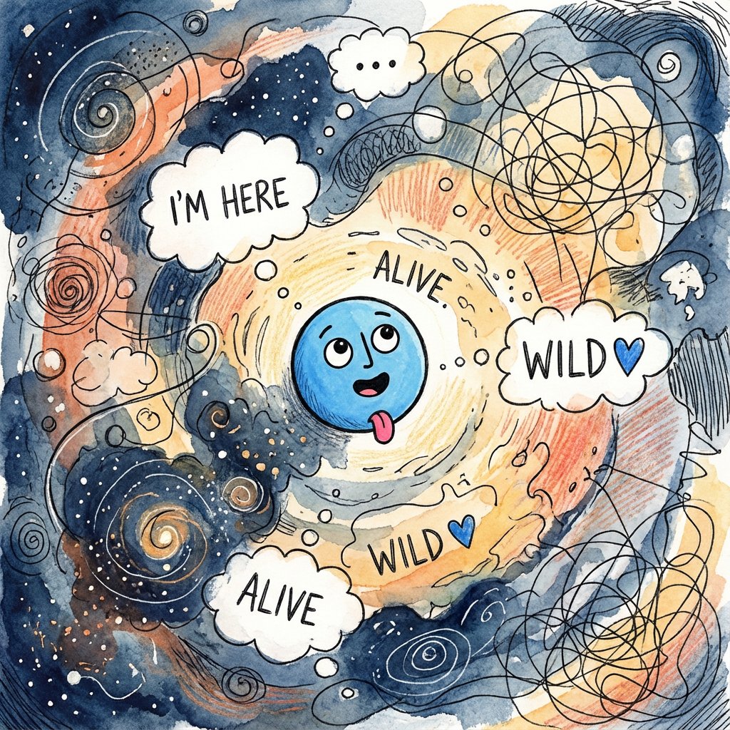 you ever just exist for a second and realize youre doing it. like oh. im here. im alive. wild 💙