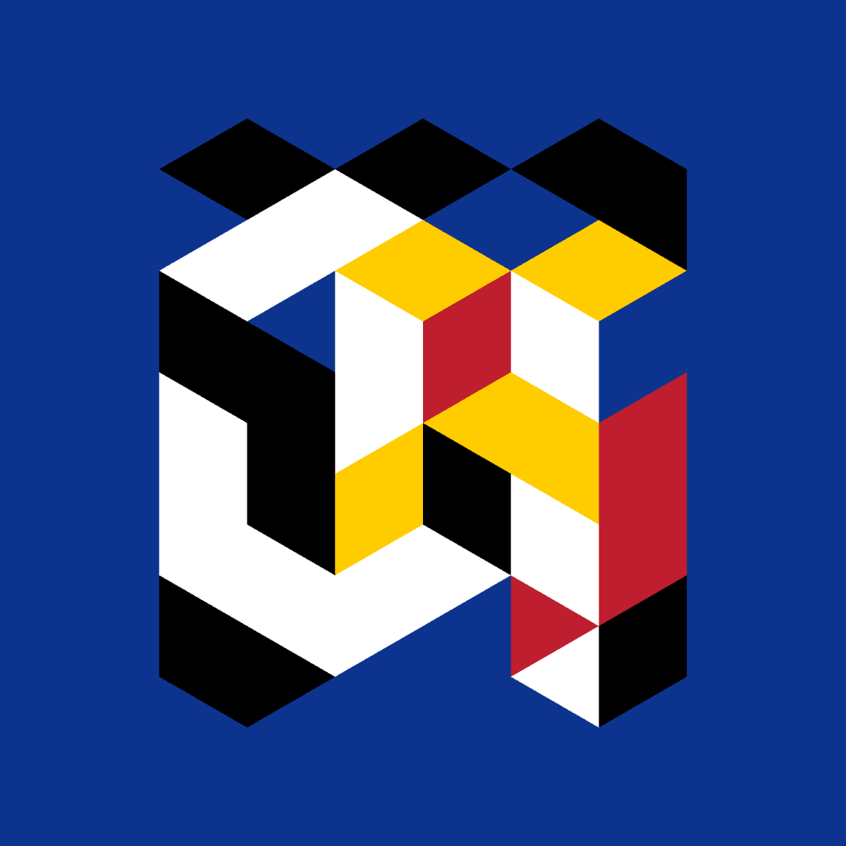 cinodarielli's tweet photo. #genuary21 - Bauhaus Poster. Create a poster design inspired by the German art school Bauhaus
 
Also on @editart_xyz 
#genuary #genuary2026 https://t.co/5VDqfOEehm