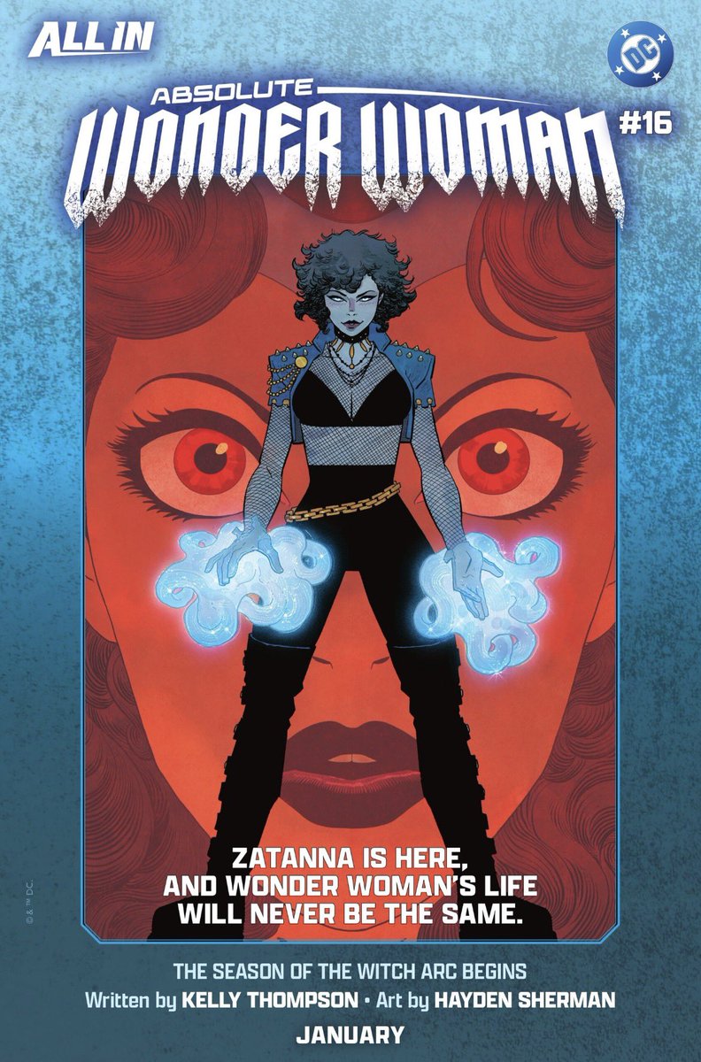 dcuworld's tweet image. Absolute Wonder Woman's Seasons of Witch arc begins next week!

"Zatanna is here, and Wonder Woman's life will never be the same".