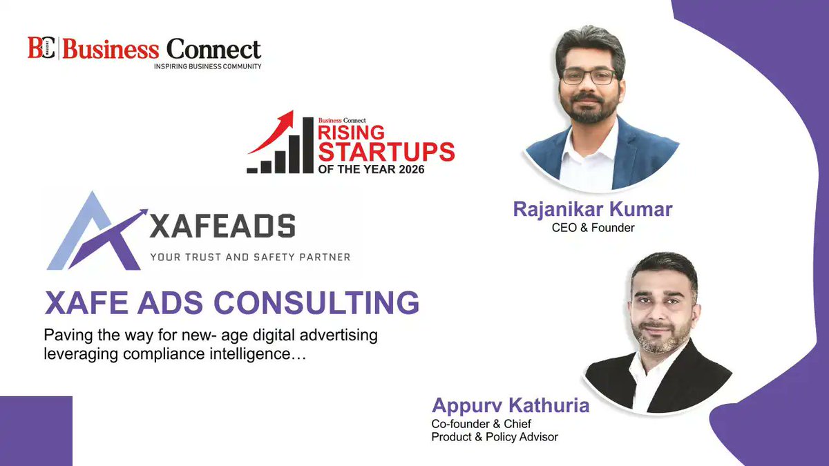 BusinessConne16's tweet image. XAFE Ads Consulting is revolutionizing digital advertising by leveraging compliance intelligence, delivering innovative, data-driven campaigns for the new-age marketing landscape.

Read More:
businessconnectindia.in/xafe-ads-digit…

#marketinginnovation #adtech #newagemarketing