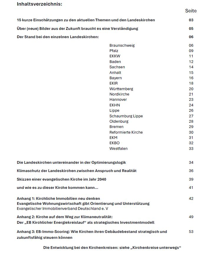 Landeskirchen unterwegs X ist fast fertig und so sieht der Inhalt aus. Ich bin dankbar über 3 Anhänge, deren Autor:innen beim Thema "Gebäude/Klima" ihre Unterstützung für die Kirche vor Ort anbieten. Bitte diese Anhänge ganz besonders beachten. #ekd #Kirche #evangelisch