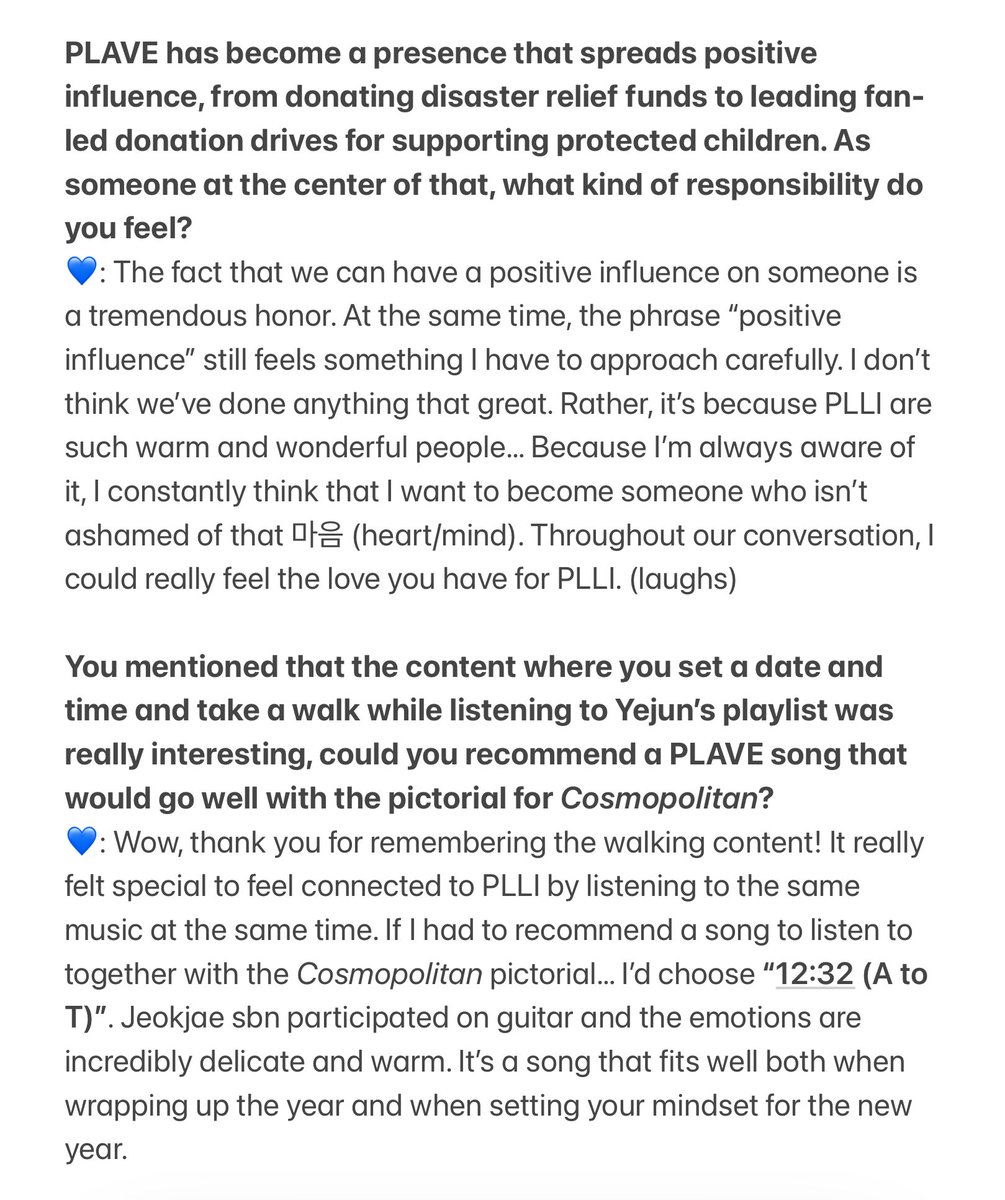myyejun's tweet image. [ENG TRANS] Cosmopolitan February Issue Interview - YEJUN cut.

“I was grateful that the title self-producing idol which we consider part of our identity seemed to resonate with many people. That means they loved our music and performances all the more.”