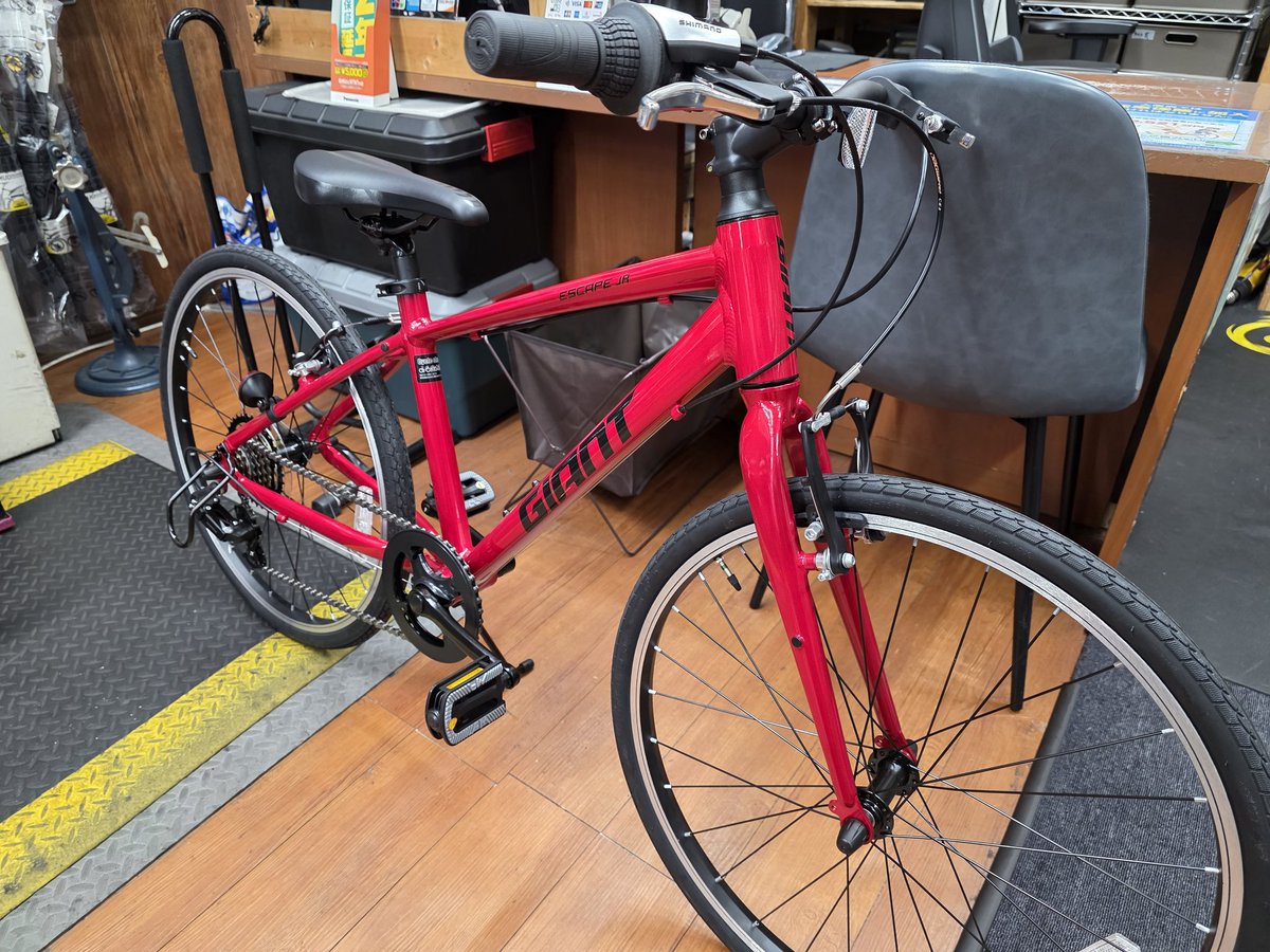 GIANT ESCAPE JR レッド 24インチ 2023 GIANT Bicycles | ESCAPE JR 24