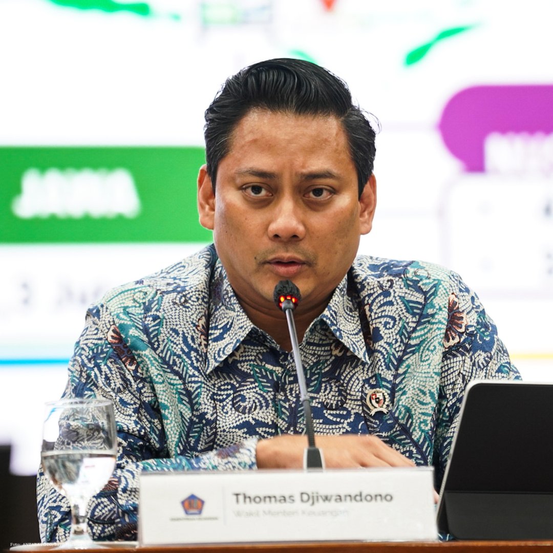 tempodotco's tweet image. Thomas Djiwandono Mengundurkan Diri dari Gerindra